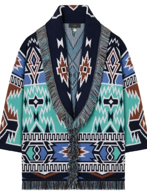 ALANUI Geometric Roots Cardigan