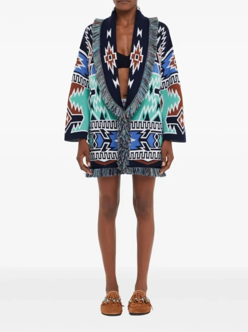ALANUI Geometric Roots Cardigan