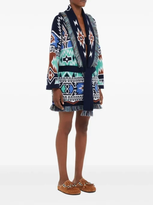ALANUI Geometric Roots Cardigan