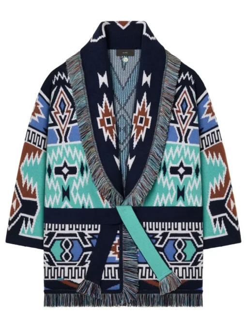 ALANUI Geometric Roots Cardigan