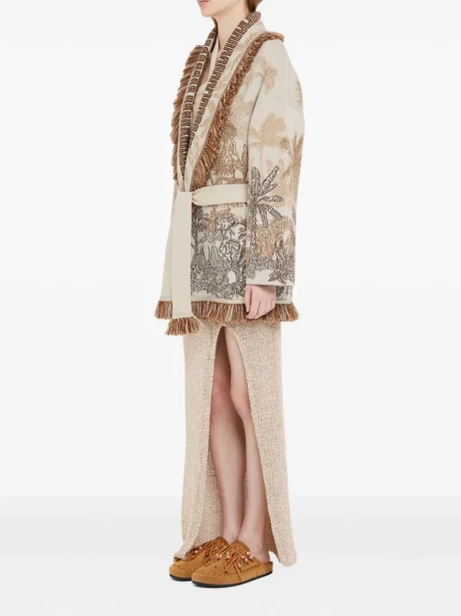 ALANUI Jungle Toile de Jouy cardigan