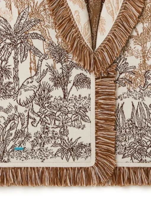 ALANUI Jungle Toile de Jouy cardigan