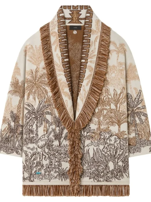ALANUI Jungle Toile de Jouy cardigan