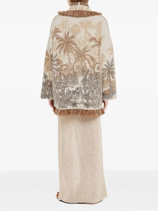 ALANUI Jungle Toile de Jouy cardigan