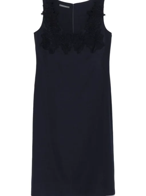 ALBERTA FERRETTI Midi dress with lace