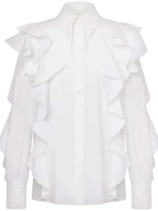 ALBERTA FERRETTI Shirt with ruffles