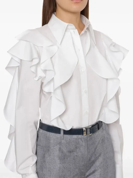 ALBERTA FERRETTI Shirt with ruffles
