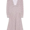 ALESSANDRA RICH Midi dress with print