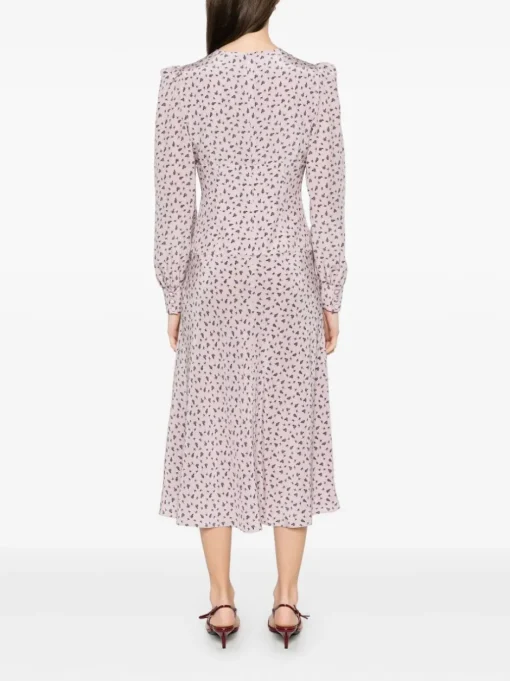 ALESSANDRA RICH Midi dress with print