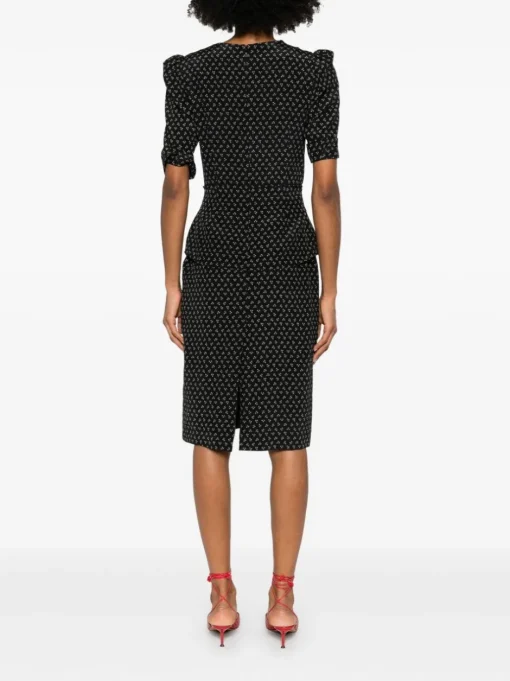 ALESSANDRA RICH Midi dress with print