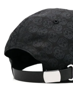 ALEXANDER McQUEEN Baseball hat with jacquard effect