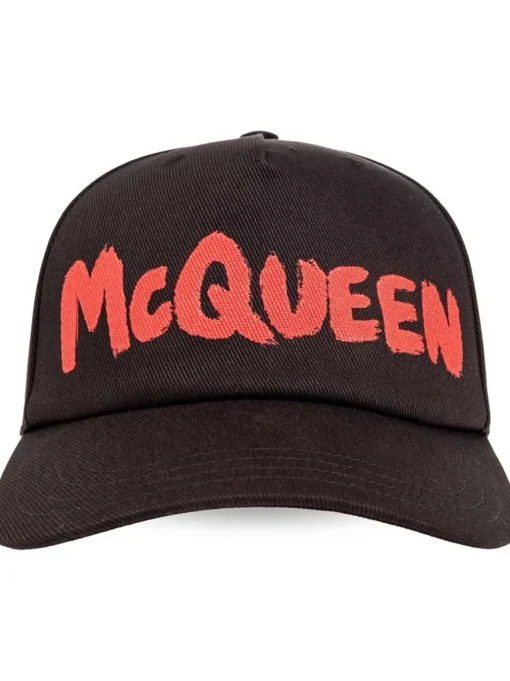 ALEXANDER McQUEEN Cappello da baseball con stampa