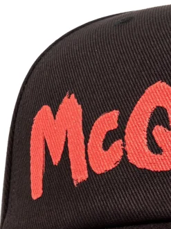 ALEXANDER McQUEEN Cappello da baseball con stampa