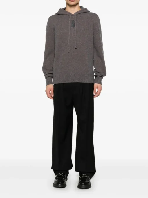 ALEXANDER McQUEEN Hooded sweatshirt with Skull embroidery