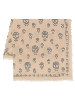 ALEXANDER McQUEEN Scarf with skull