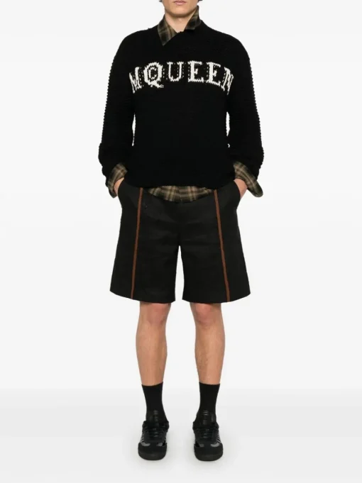 ALEXANDER McQUEEN sweater with inlaid logo