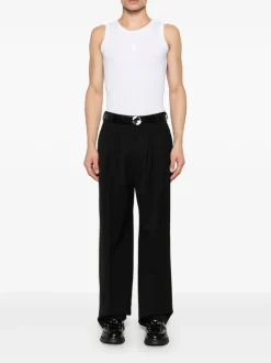 ALEXANDER McQUEEN Tank top with Skull embroidery