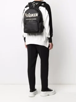 ALEXANDER McQUEEN Zaino Metropolitan con stampa