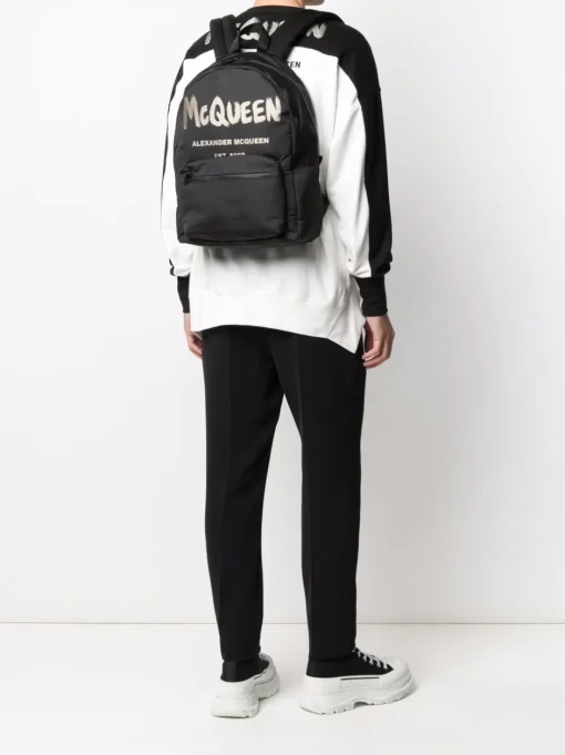 ALEXANDER McQUEEN Zaino Metropolitan con stampa