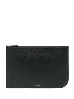 ALEXANDER McQUEEN Clutch with logo