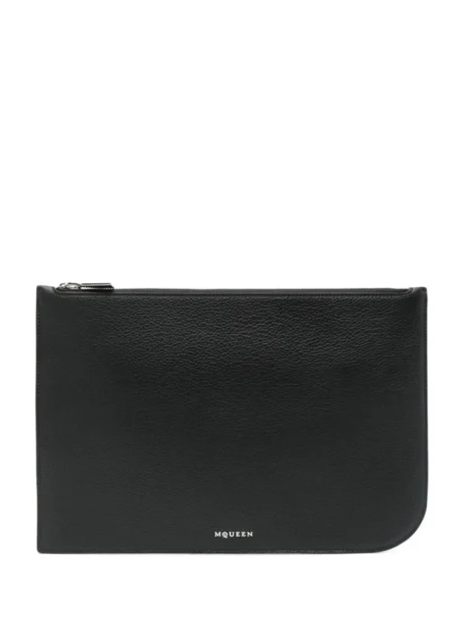 ALEXANDER McQUEEN Clutch with logo
