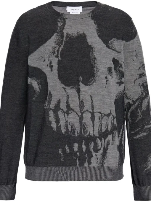 ALEXANDER McQUEEN Skull sweater