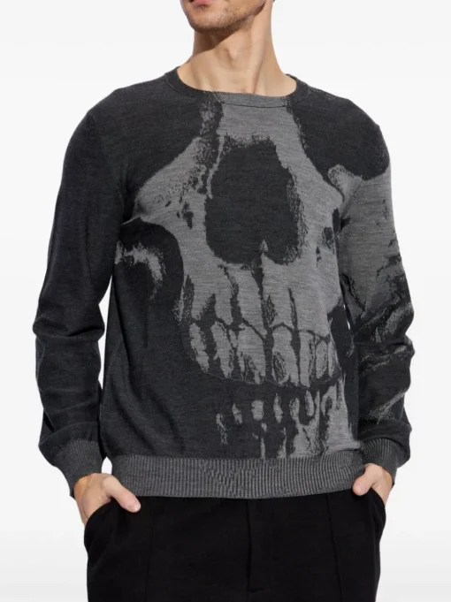 ALEXANDER McQUEEN Skull sweater