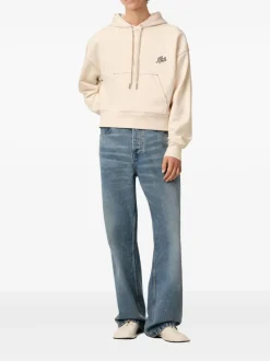 AMI PARIS Ami Signature hooded sweatshirt