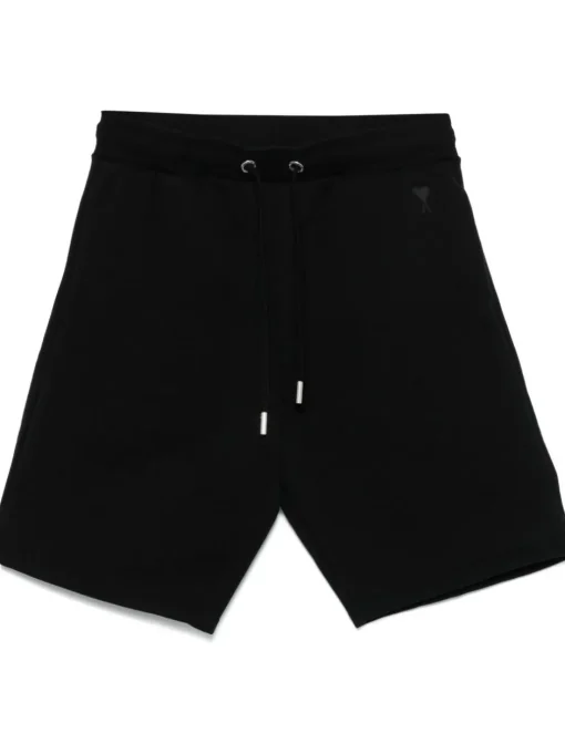 AMI PARIS Shorts with Ami de Coeur embroidery