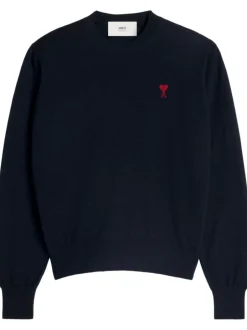 AMI PARIS Sweater with embroidery