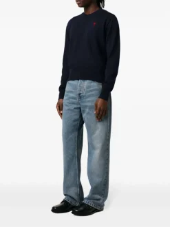 AMI PARIS Sweater with embroidery