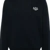 A.P.C. Felpa con cappuccio