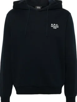 A.P.C. Felpa con cappuccio