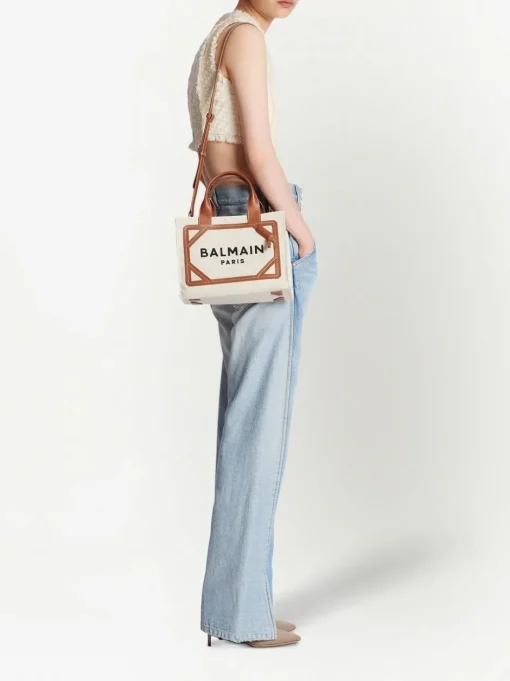 BALMAIN B-Army tote bag with small logo