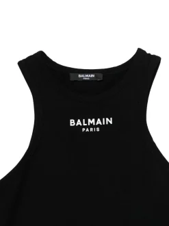 Kids BALMAIN KIDS Tank top with rubberized logo