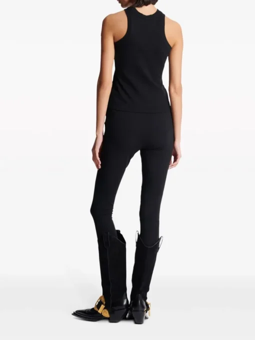 BALMAIN Tank top with embroidery