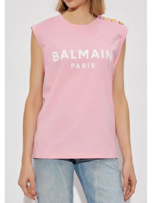 BALMAIN Top with print