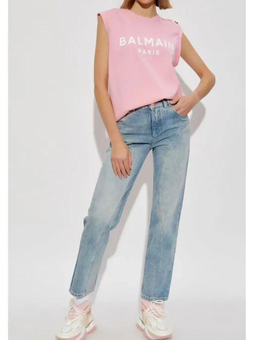 BALMAIN Top with print