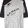 BALMAIN T-shirt with trompe loeil effect