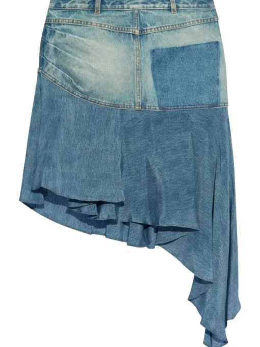 BALMAIN Asymmetric midi skirt
