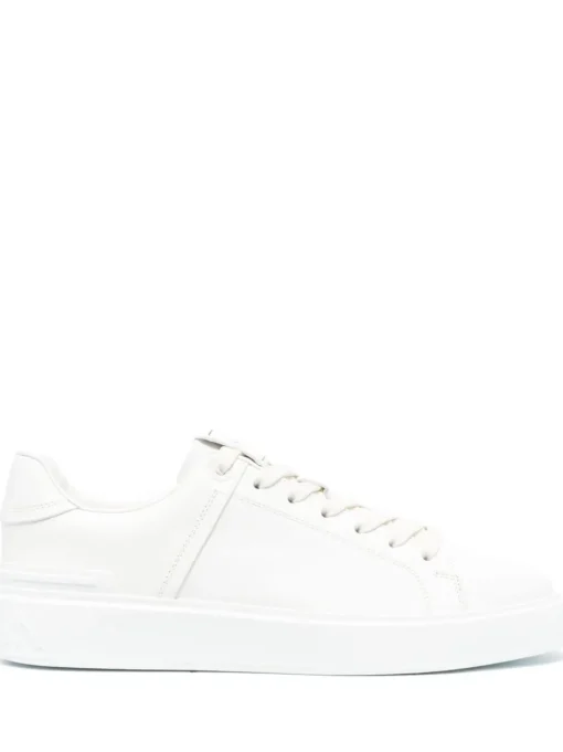 BALMAIN B-Court leather sneakers