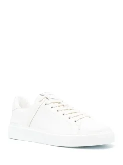 BALMAIN B-Court leather sneakers