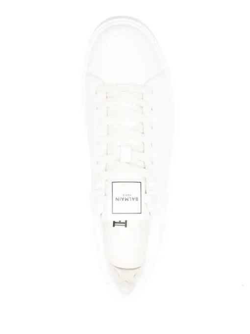 BALMAIN B-Court leather sneakers