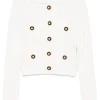BALMAIN Cardigan with perforated detail