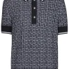 BALMAIN Polo Labyrinth