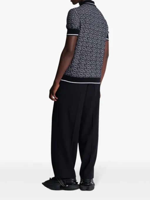 BALMAIN Polo Labyrinth