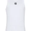 BALMAIN Tank top with embroidery