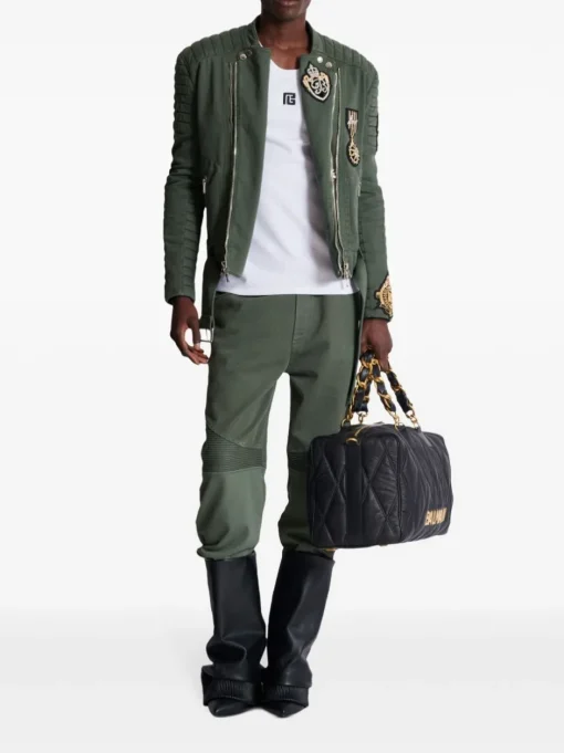 BALMAIN Tank top with embroidery