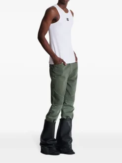 BALMAIN Tank top with embroidery