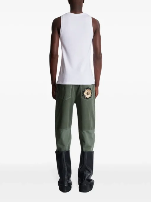 BALMAIN Tank top with embroidery